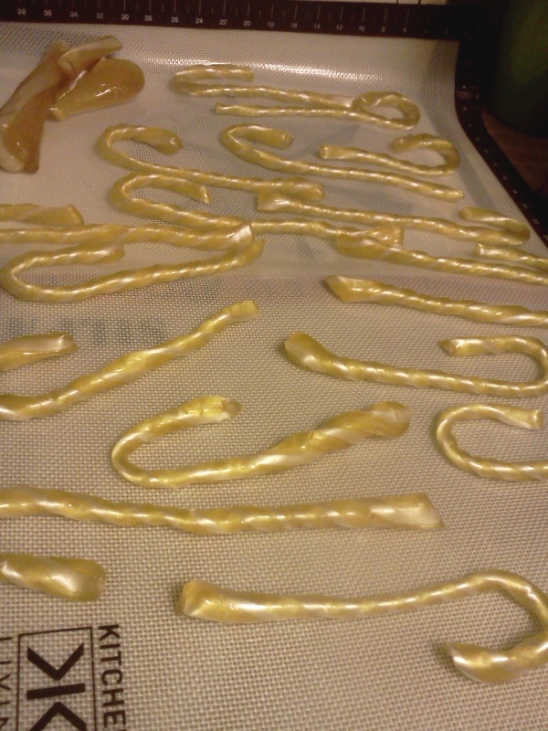Banana Bread Candycanes
