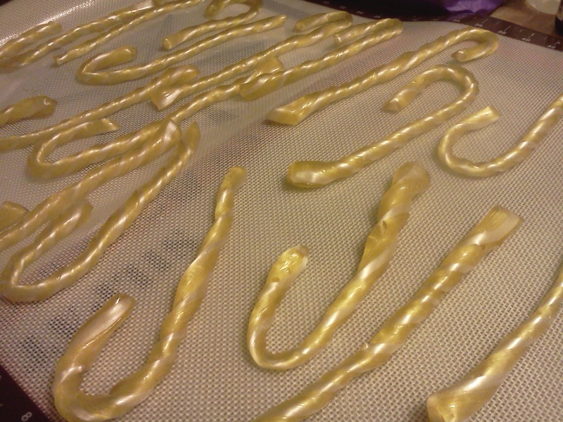 Banana Bread Candycanes