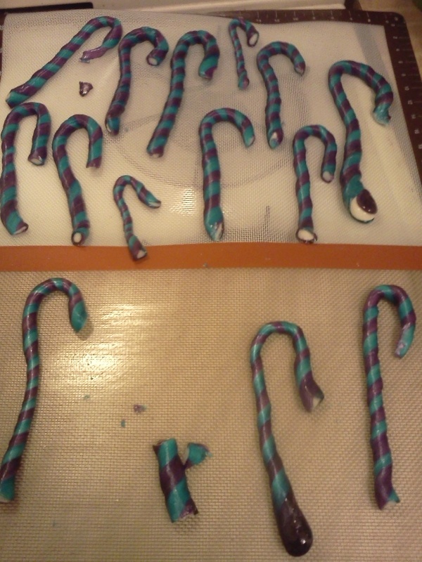 Spiced Rum and Vanilla Candycanes