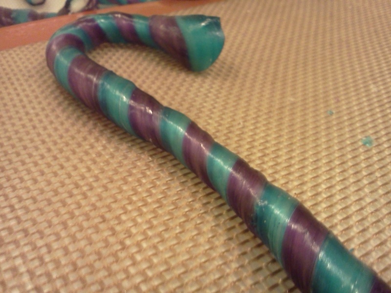 Spiced Rum and Vanilla Candycanes